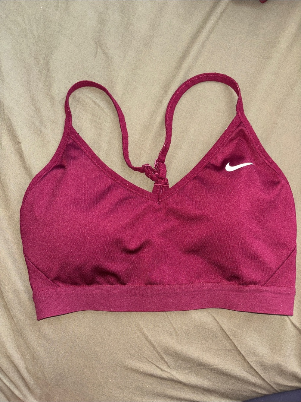 Nike Women's Maroon Sports Bra